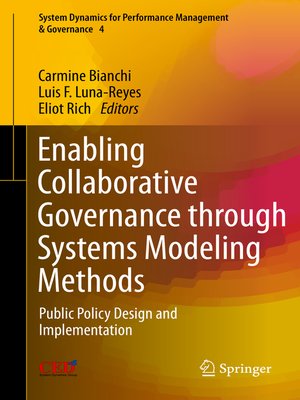 cover image of Enabling Collaborative Governance through Systems Modeling Methods